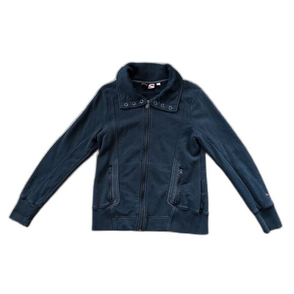 Scuderia Ferrari x Puma Black Cotton Jacket Coat   Women's Size Medium - Picture 4 of 10